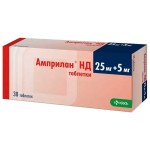 Ամպրիլան ՀԴ դեղահաբ 5մգ/25մգ * 30
