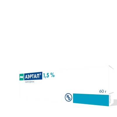 Аэртал крем 1,5% 60г
