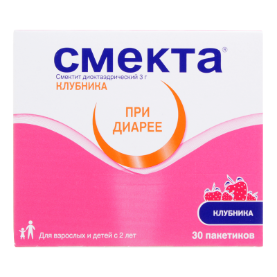 Սմեկտա փոշի 3գ ելակի համով
