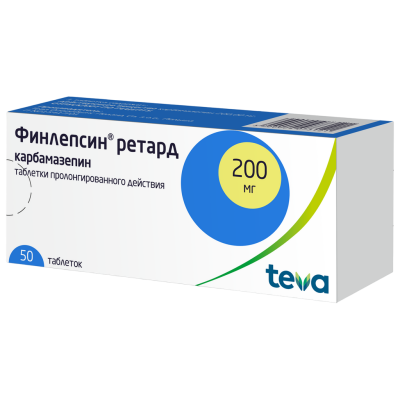 Финлепсин ретард таблетки 200мг * 50