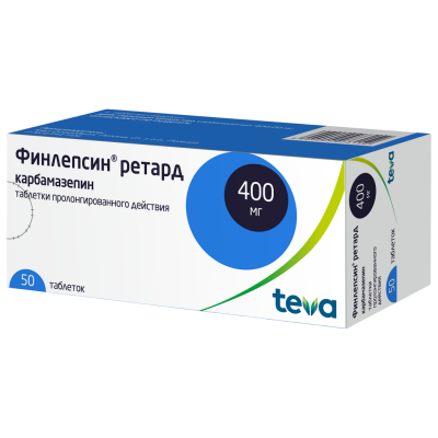 Финлепсин ретард таблетки 400мг * 50