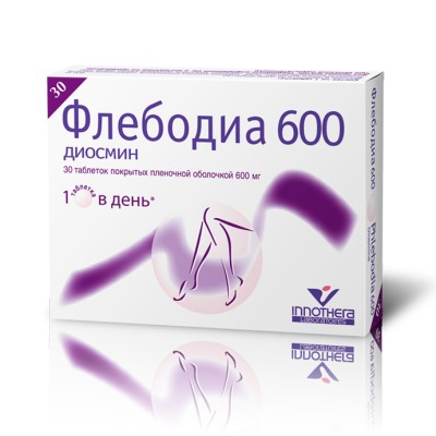 Флебодия таблетки п/о 600мг * 30