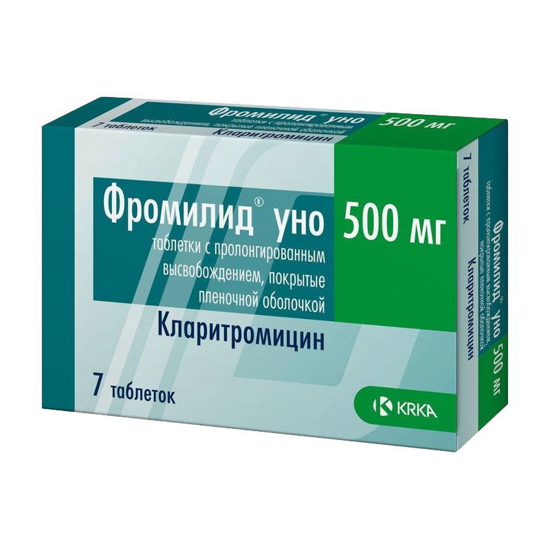 Фромилид уно таблетки 500 мг * 7