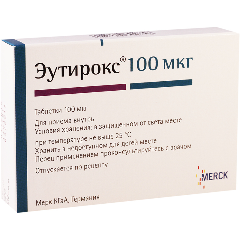 Էութիրօքս դեղահաբ 100մկգ * 100