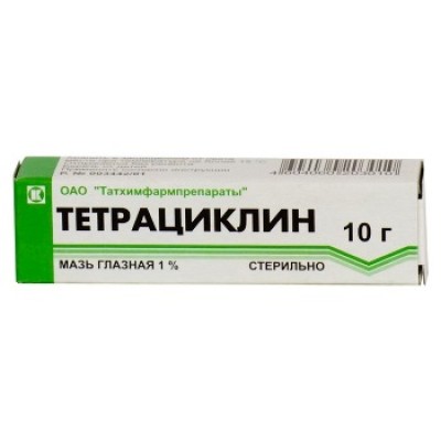 Тетрациклиновая глазная мазь 1% - 10г