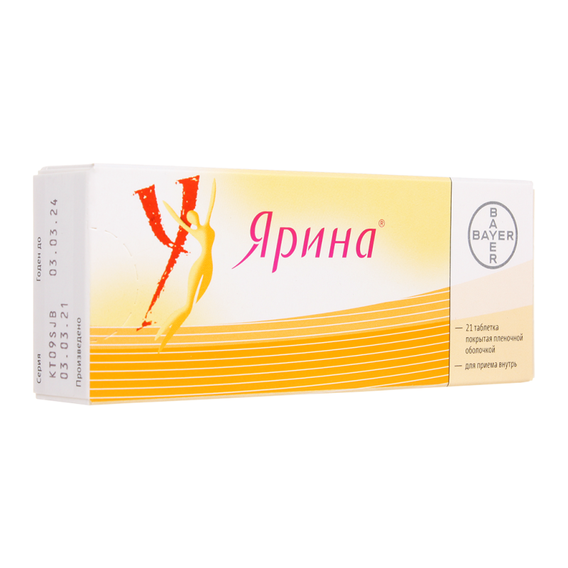 Ярина таб. п/о 3мг * 21