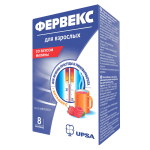 Ֆերվեքս փոշի ազնվամորիի համով մեծի/համար * 8