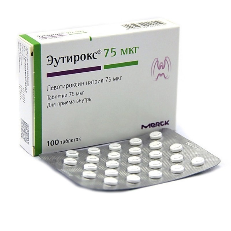 Էութիրօքս դեղահաբ 75մկգ * 100