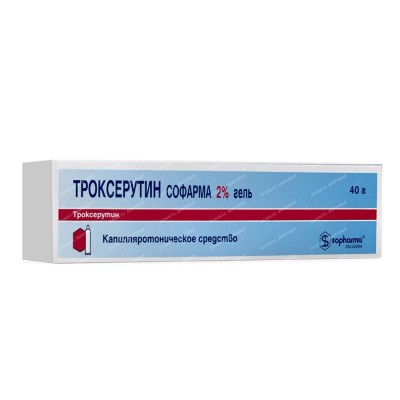 Троксерутин гель 2%- 40г