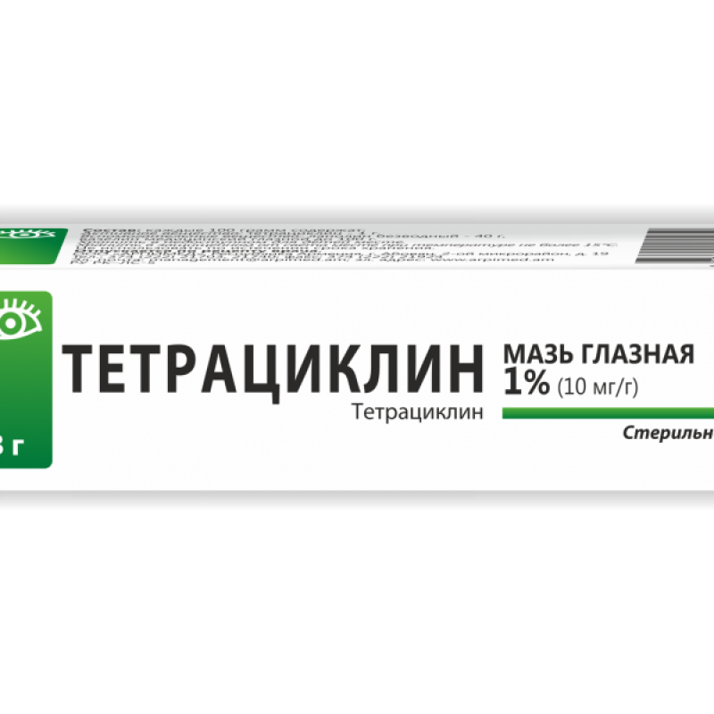Տետրացիկլին աչքի քսուք 1% 3գ