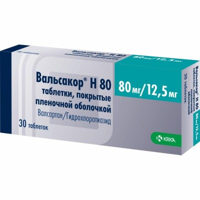 Վալսակոր Հ 80 դհտ թ/պ 80մգ /12.5մգ Nº28