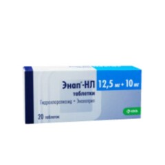 Энап-НL таб. 10мг/12.5мг * 20