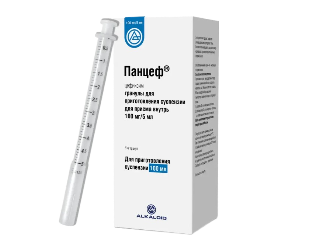 Панцеф суспензия 100мг/5мл - 100мл