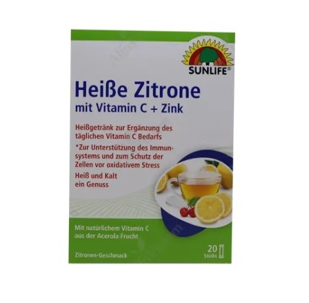 Սանլայֆ Տաք ըմպելիք Կիտրոն վիտամին Ց Ցինկ սաշե Nº20