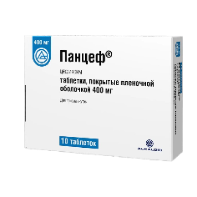 Панцеф таблетки п/о 400мг Nº10