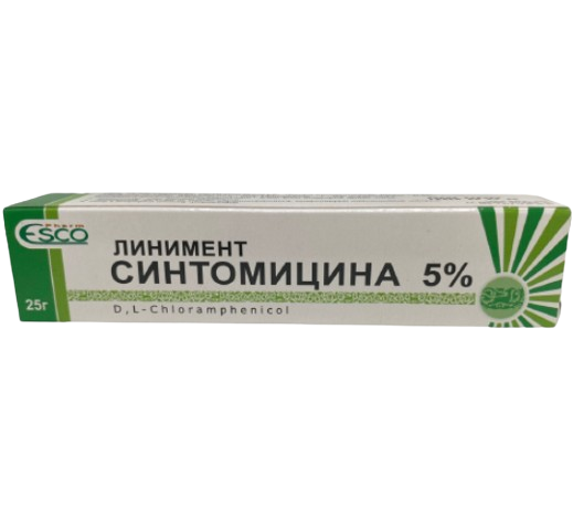Սինտոմիցինի նրբամածուկ 5% 25գ